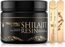 Shilajit Resin with Fulvic Acid and Trace Minerals - Gold classure Himalayan Shilajit for Men - 来自吉尔吉特的Chilajit 包装有85+矿物、代谢和免疫支持-60克