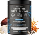 配有超级食品、维生素和矿物的流程蘑菇综合体 → Cordyceps, Lions Mane and Reishi Extract → Shilajit, Ashwagandha, Astaxanthin, 维生素 D3 + K2, 镁 L 血栓