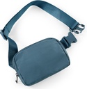 ODODOS Unisex 迷你带包,装有可调整的Strap Small Fanny包,用于工作跑步旅行,蓝色