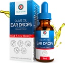 Medi Grade Olive Oil Ear Drops for Wax Removal and Blocked Ears, 10ml - 100% Natural Ear Wax Removal Drops with Pipette Dropper Softens and Removes Hardened Earwax Buildup - Advanced Ear Wax Drops