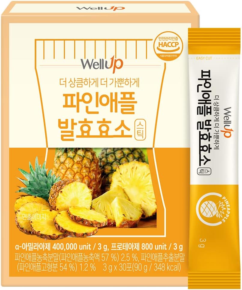 RAWEL Well Up发酵 消化酶(3g x 30ea) / (Cruch Choco/菠萝) (3g 30sticks,菠萝)