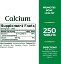 大自然的碳酸铜和维生素D, 支持免疫健康与骨质健康, 600mg Calcium & 800IU 维生素D3, 250 片(包2)