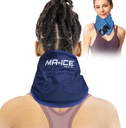 M.ICE Neck Ice Pack for Injury Recultive Cold Pack - Gel Ice Pack for Neck and Shirers with Plush Backing - 冷压缩治疗疼痛,疗养,运动伤害
