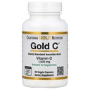 加利福尼亚州金营养金CTM,USP 维生素C级,1000毫克,60Veggie Capsules