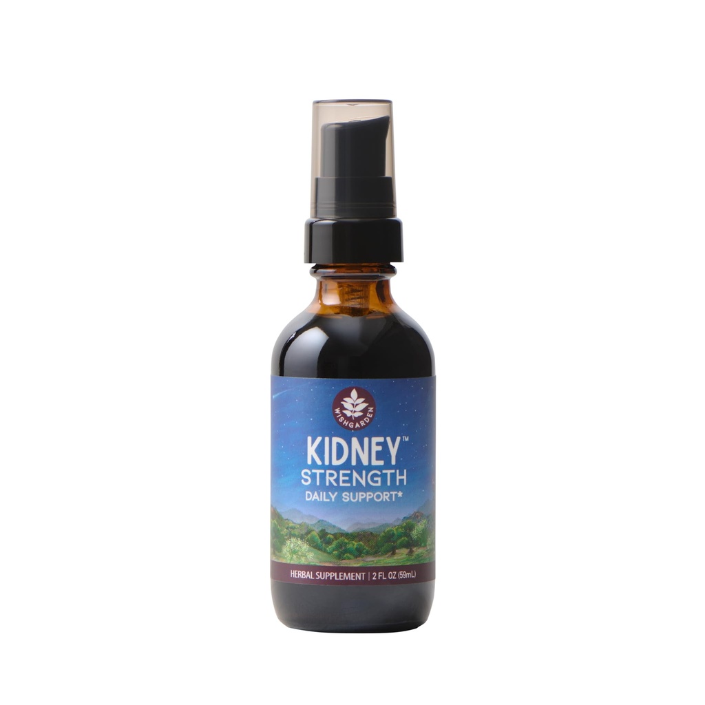 WishGarden Herbs Kedney 力 - 植物型Kedney 支持补编,配有 Buchu Leaf & Cornsilk 支持Kedney 健康,Kedney Cleanse, Detox, 推广健康尿道Tract 健康功能, 2oz