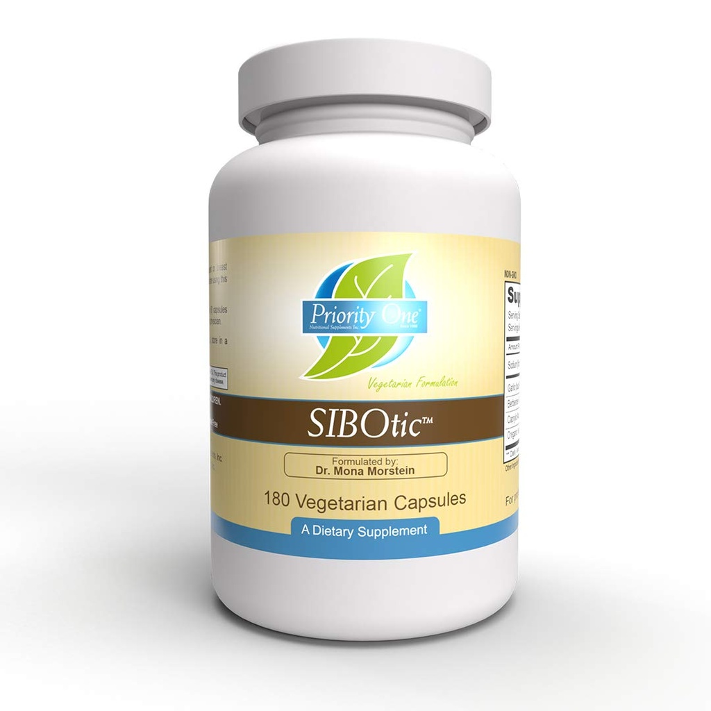 重点一维生素SIBOticTM(180种)Caps -- -- 支持健康小肠细菌平衡。 Mona Morstein博士的独家配方