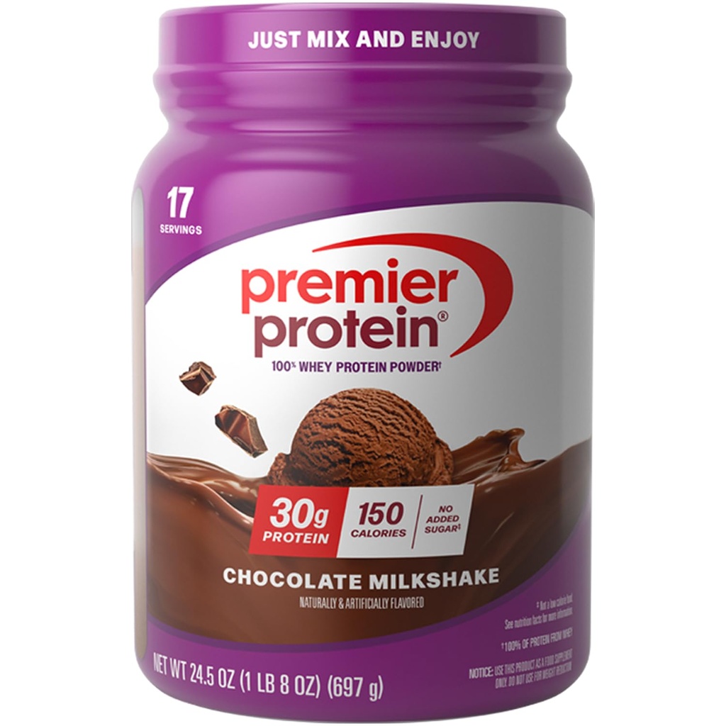 总理蛋白粉、巧克力奶昔、30g蛋白、1g糖、100%Whey蛋白、Keto Friendly、No Soy、Gluten Free、24.5 oz(17架)