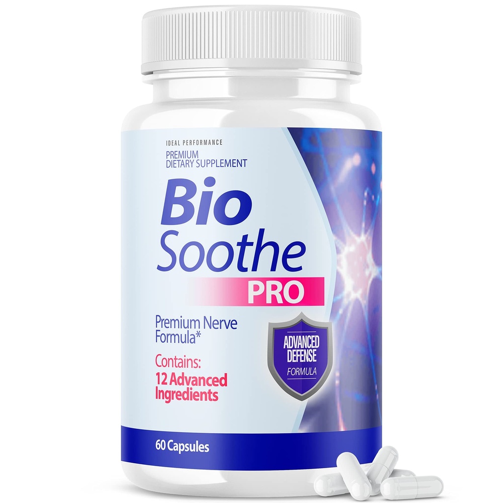 神经损伤修复药丸的PEADL PERFORMANCE BioSoothe Pro Neuropy 治疗药丸 Bio Soothe Premium 公式补充Alpha Fix Neeve(60个药丸)