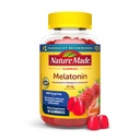 Nature made Melatonin 10 mg / 服务Gummys, 最大强度剂量, 100%的成人无毒品睡眠援助, 60 Melatonin Gummys, 30天供应
