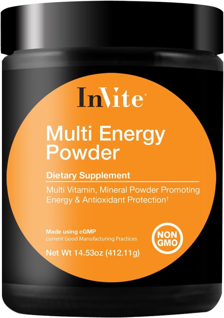 邀请健康多能粉 - 支持能量和代谢 - 包含Choline, Inositol, Lecithin, Calcium, Magnesium, Vitamin D3, Boron, Magnesium, Zinc, Vitamin C - 30 服务