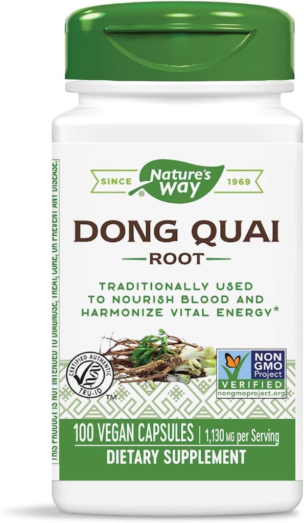 自然之道 东奎根,565mg,100 Capsules (Pack of 2)