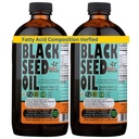 180日 Premium 2 Pack 16-Ounce 土耳其黑种子油 - 3X Thymoquinone 优化 - 冷前置,抗氧化剂的自然来源 - 作者:Sweet Sunnah
