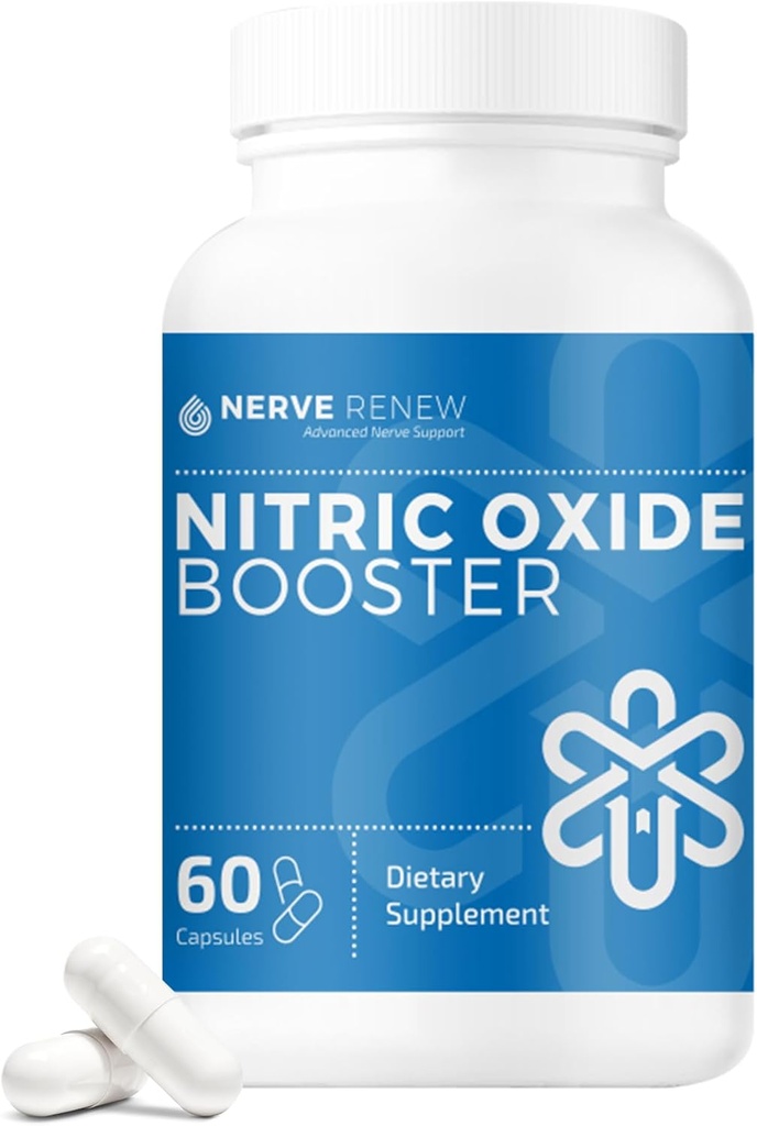 Nerve 更新氮氧化物助推器 - Nitric Oxide 辅以 L Arginine 氢化物 完成Nerve Nourishment - 60 capsules