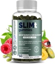 SLIMt 重量损失和胃口控制 Gummys, 热源代谢促进器, 帮助女性和男性体重损失, 自然能源促进器, 60 个计数 - 健康路径 Rx 和健康解决方案