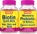 (原始内容存档于2018-09-25) (英语). Wellyeah HighPotency Biotin + Probiotics Women 10B CFU, Gummys Bundle - Great Tasting, Vitamin Supplement, Gluten Free, GMO Free, Chewwable Gummy (英语).
