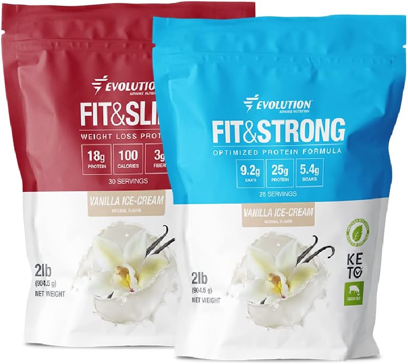 进化 进化 进化 营养 草药 100% Whey蛋白粉 + 与 Glucomannan, Inulin Fiber – 高纤维,高蛋白,纯净, Keto 批准, 非 GMO, Stevia Sweeted – 2 pack
