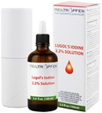 2.2%的Lugol碘溶液 3.4 Fl Oz + 药品级成份 + 使用碘和碘钾制成的Lugols溶液. 海尔特罗本