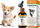 Quercetin for Dogs, Dogs Quercetin 补充, Quercetin with Vitamin C for Dogs, Quercetin for Dogs 过敏反应, 支持平衡免疫系统抗痒支持