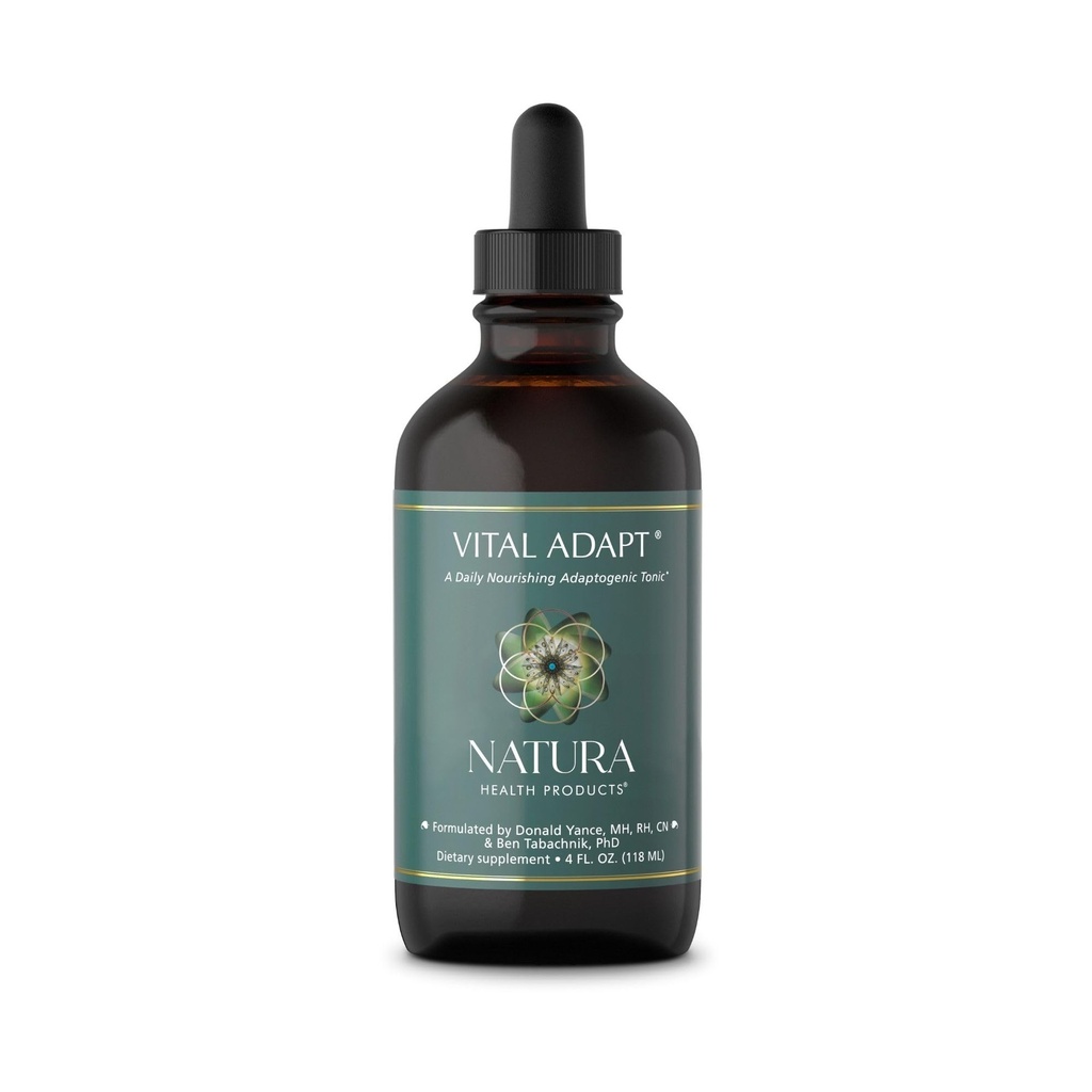 Natura健康产品 生命适应补充剂 - 内分泌功能支持的每日营养适应剂 - 设计Rhodiola, Ashwagandha, Cordyceps, Reishi (4 Fluid oz)