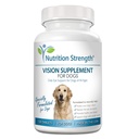 狗眼护理日视增刊与Lutein,Zeaxanthin,Astaxanthin,CoQ10,Bilberry抗氧化剂,维生素C,维生素E支持狗眼问题,120张可嚼片