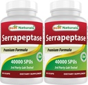 Best Naturals Serrapeptase 40000 SPU 90 Vcaps (90 Counter (Pack of 2)) 互联网档案馆的存檔,存档日期2013-09-02.
