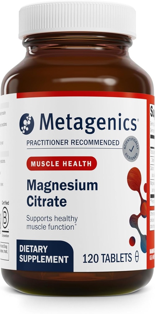 氯化镁 - 300 mg 镁和 60 mg 钙补充剂 - 与 Chelated Minerals - 支持肌肉和骨质健康* - Gluten-Free & Vegetarian - 120