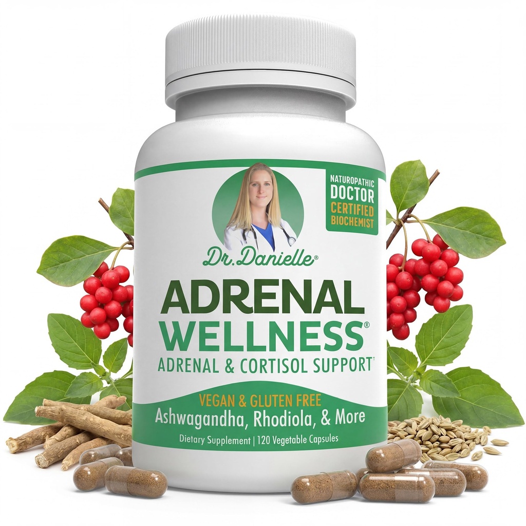 Ashwagandha & More -- -- 组织意识,丹妮尔博士的身体支持,120个卡普尔