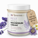 根植于休眠的镁 Lotion – Science Backed Sleep Aid – 2X More 镁氯化物 – Fast, 有效放松与拉芬德, Passion Flower & Chamomile – 制造于美国 – 4 oz