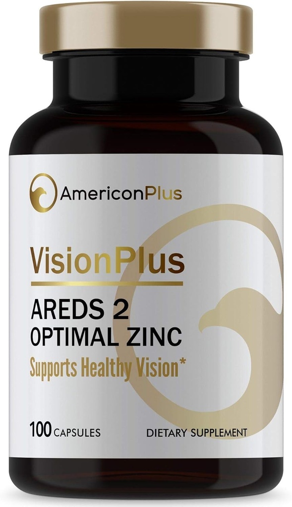配有Lutein & Zeaxanthin的Visifort眼维生素用于眼部健康和乳腺健康;100卡普勒
