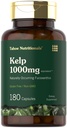 Tahoe 营养学 Kelp 补充 Capsules 1000mg 180 伯爵 非 GMO 和 Gluten 免费提取