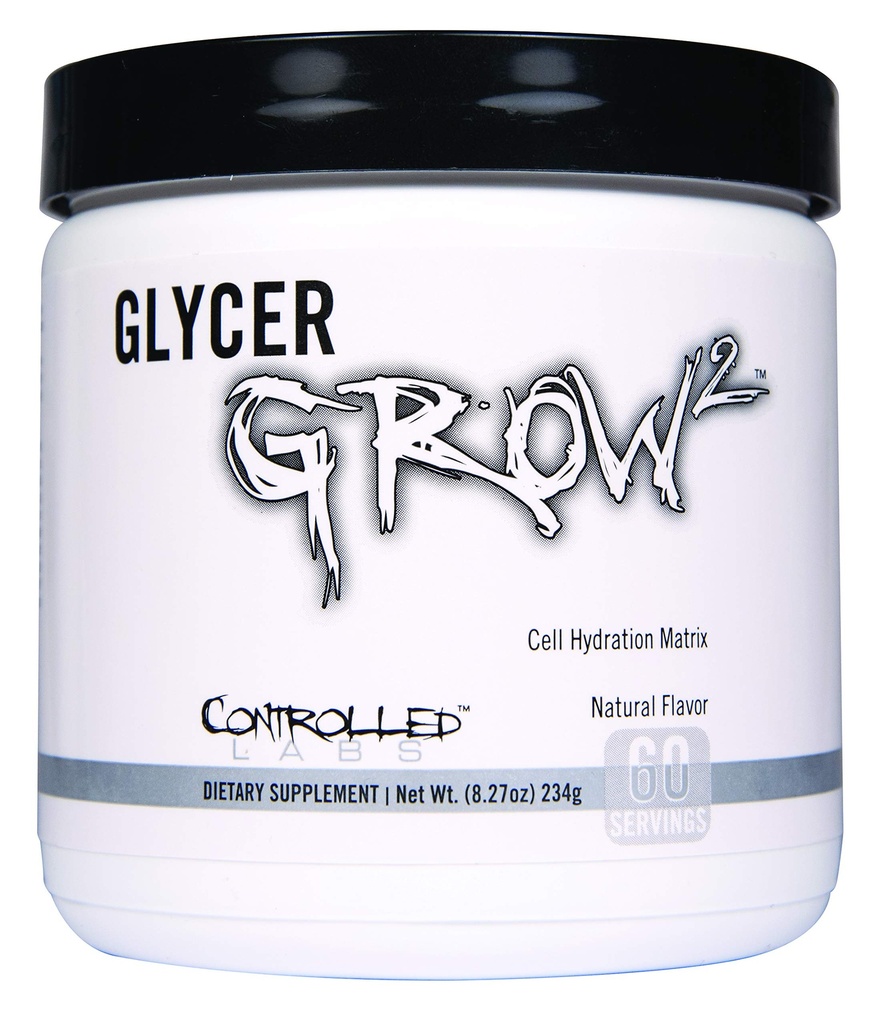 控制LABS GlycerGrow 2, 增加细胞体积和宽度, 帮助改善耐力、增长和复苏, 帮助保持工作强度, 60个服务对象, 不受欢迎