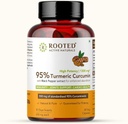 Crucumin(95%)与黑椒提取剂(用于更好的吸收),1300mg,豁免,联合健康,60 Veg Capsules,650Mg
