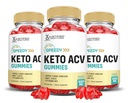 合理实验室(3 Pack speedy Keto ACV Gummys 高级公式1000MG speedy Keto Gummys Apple Cider Vinegar 与石榴甜菜汁粉 B12 Vegan Non GMO 180 Gummys 配制)