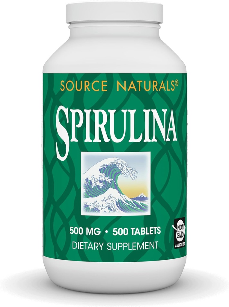 资料来源:Spirulina -- -- 用于免疫系统支助 -- -- 500块石板
