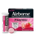 空载1000mg 维生素C 配有维生素D + 锌糖 无多种维生素 免疫支持 Effervescent Fizzy 饮料片, Very Berry Flavor 配有强抗氧化剂 VT A C & E, 30 片
