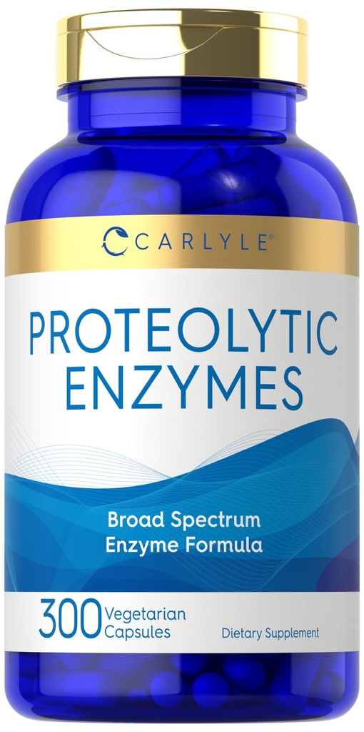 卡莱尔蛋白酶 | 300 Capsules | Systemic Broad Spectrium 补充 | Vegetarian, Non-GMO & Gluten 自由公式