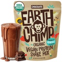 Earth Chimp Organization Vegan蛋白粉 - 配有Probiotics - 非转基因生物,乳制品自由,Non Whey, 男女植物蛋白粉,Gluten Free - 52 services, 64 Oz(焦油)