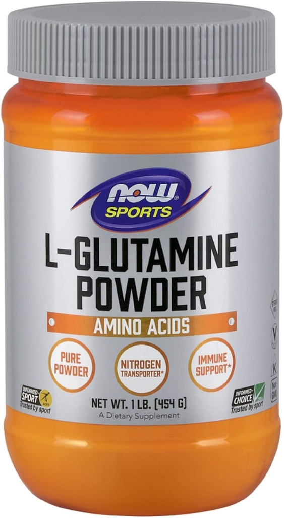 现在的食物L -Glutamine纯粉,1POD