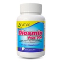 Arymar Diosmin 500mg 配有维生素B-复合:腿维因完整性和正常血液流动循环公式、血管健康和微循环,60卡普尔