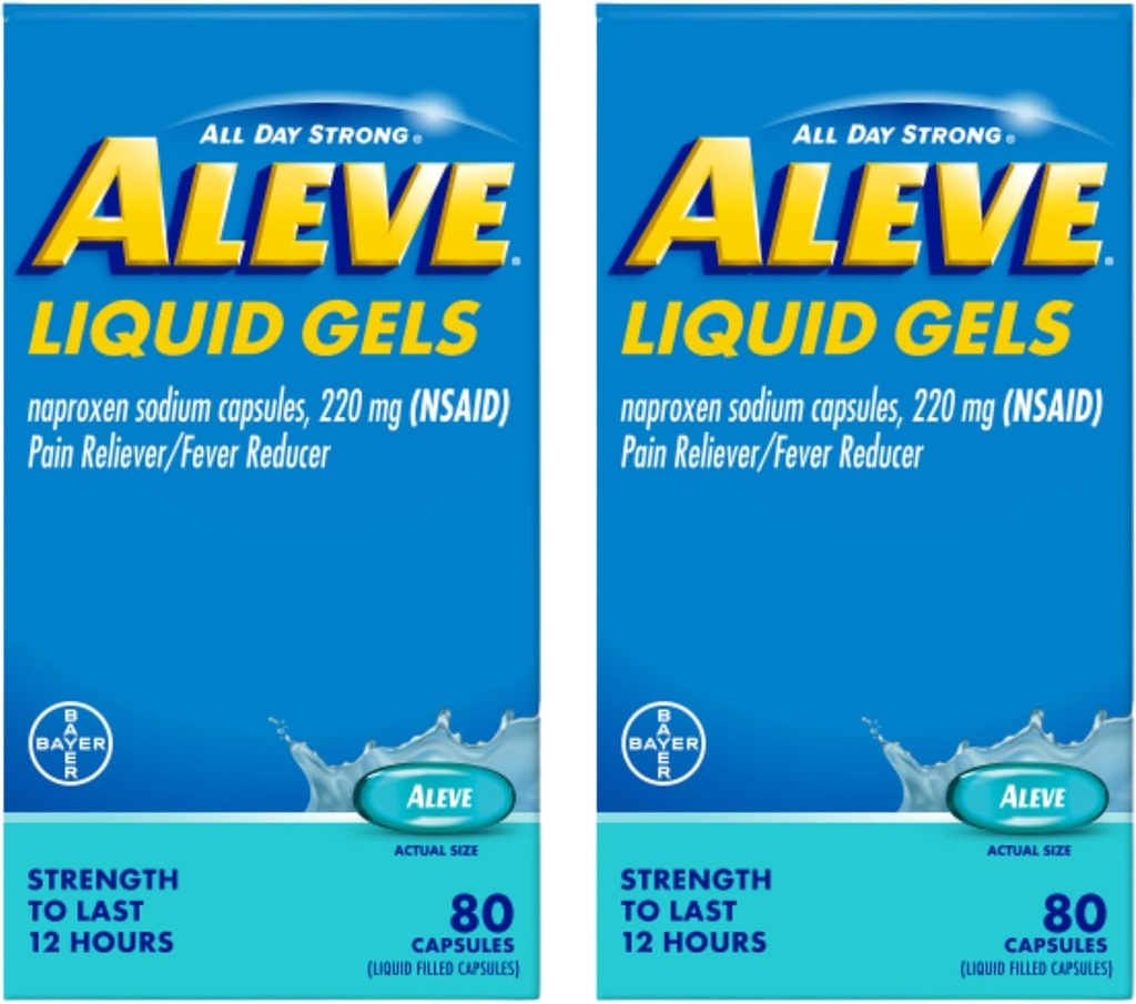 Aleve液态宝石 80立方厘米 24cs - 2 Pack