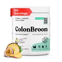 ColonBroom Psyllium Husk Power with Stevia (热带水果) - Colon Cleanse for Bloating Relief & Gut Health - Colon Broom Fiber Powder 饮料 - Vegan Fiber Powder Stevia 补充品, 50种服务