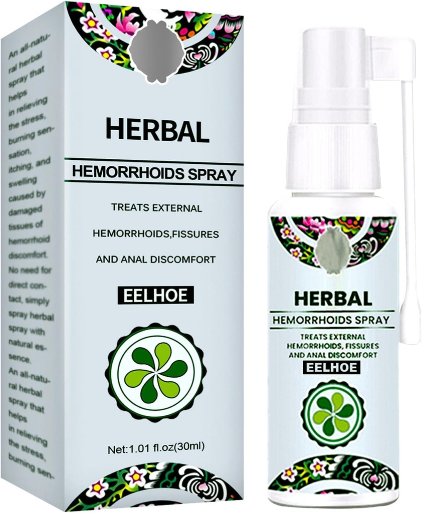 出血治疗 - 与出血者Hermocare Hemorrhoids Spray & Analese Numb Cream (1 PCS) 快速救治.