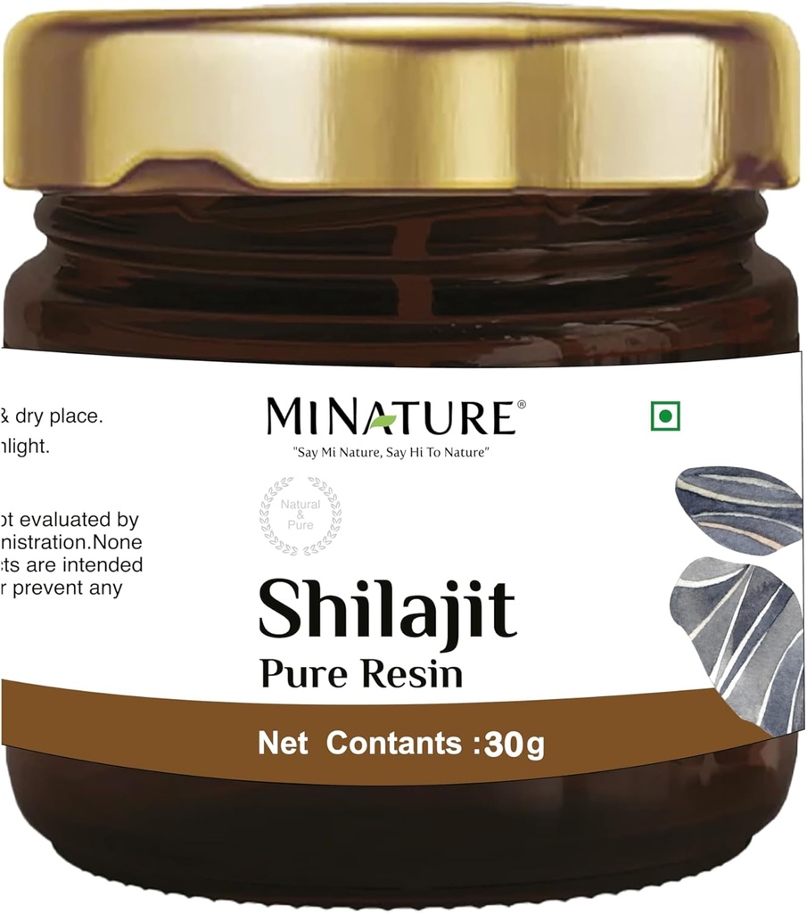 天然来源:Shilajit 30克(1.05 fl oz) 含有80多种矿物,氨基酸 富尔维酸天然来源