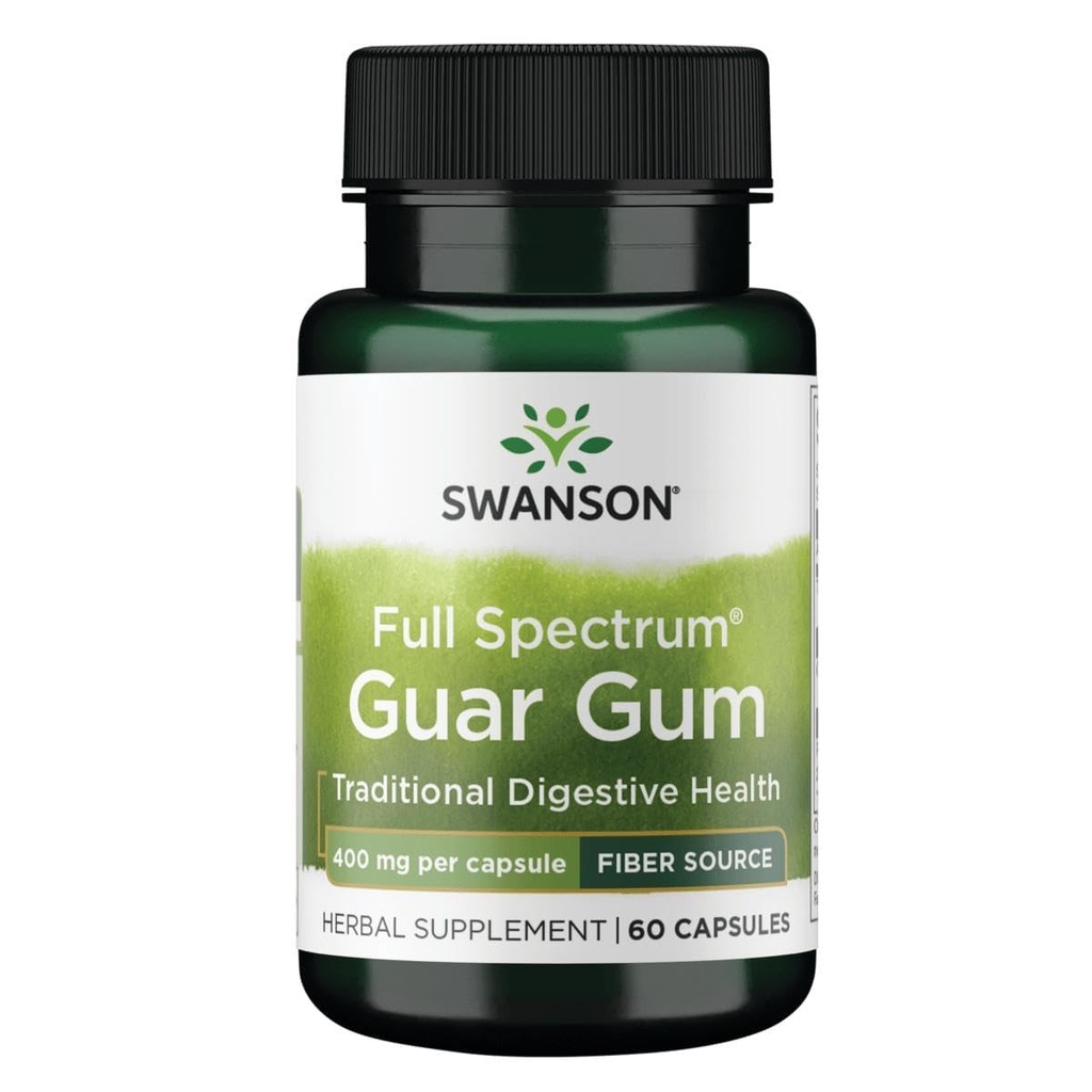 Swanson 全光谱 Guar Gum 400 毫克 60 卡普尔