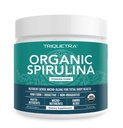 有机螺旋藻粉 – 与帕里® 螺旋藻(Parry® Spirulina)一起制作,已知的高级纯度和营养密度 – Vegan Farming – 非辐照型 – 蓝绿色藻类超级食品 – 75 服务型 – 8 oz