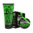 胡子生长 Kit w/ 2X 刺痛生物素 胡子蜡 + GROW 11-in-1 Mens Shampoo & Contitioner (Hair Growth Shampoo for Men w/Biotin) - 在美国制定.