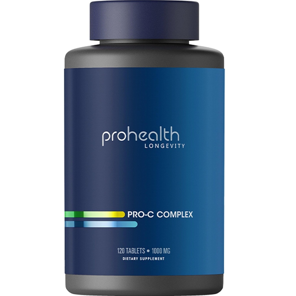 ProHealth Pro-C ComplexTM(1 000毫克,120片)(维生素C加生物氟化物、Acerola、Rose HIPS和Rutin)