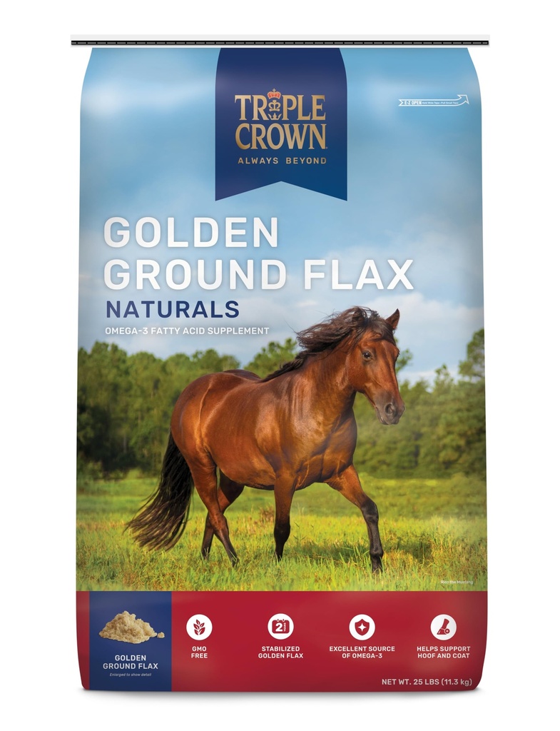 三联冠金色地面法兰斯,为马作法兰斯,为马作法兰斯种子,奥米加3 Equine Supplement, 25磅