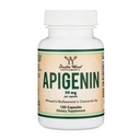 Apigenin 补充剂 - 每卡普尔50mg, 120 Counter(在Chamomile 茶中发现的强效生物氟化物用于放松,睡眠,和Mood) Senolytic Flavonols for Aging (Gluten Free) by Double Wood