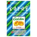 Golden Throat Lozenge (Honeysuckle 原始火焰)(喉咙,免疫,呼吸辅助)(Jinsangzi Houpian)(12 Lozenges)(1包)